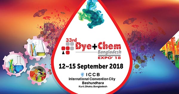  33rd Dye+Chem Bangladesh 2018 International Expo